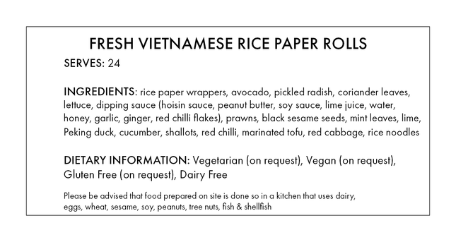 Fresh Vietnamese Rice Paper Rolls with Peanut Dipping Sauce